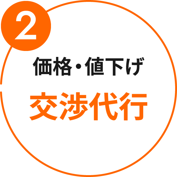 2 価格・値下げ交渉代行